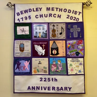 bewdley methodist church, remembrance, poppies