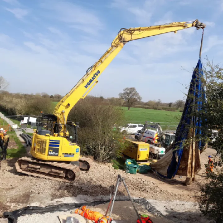 Canal reopening