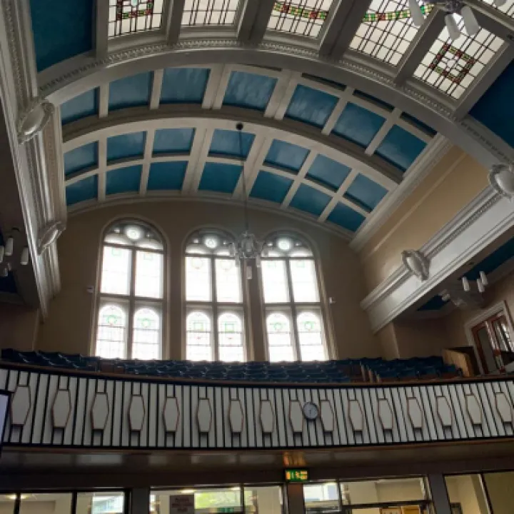 23 May – Inside Victoria Methodist Central Hall, Sheffield