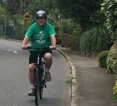 Electric bike banner