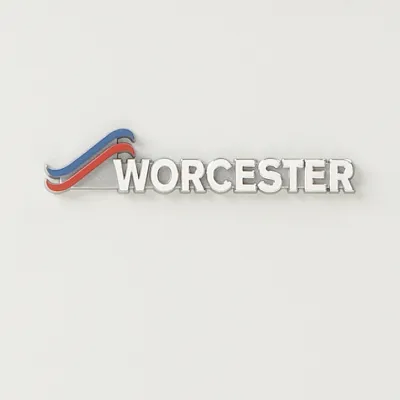 Worcester Badge on Gas Boiler