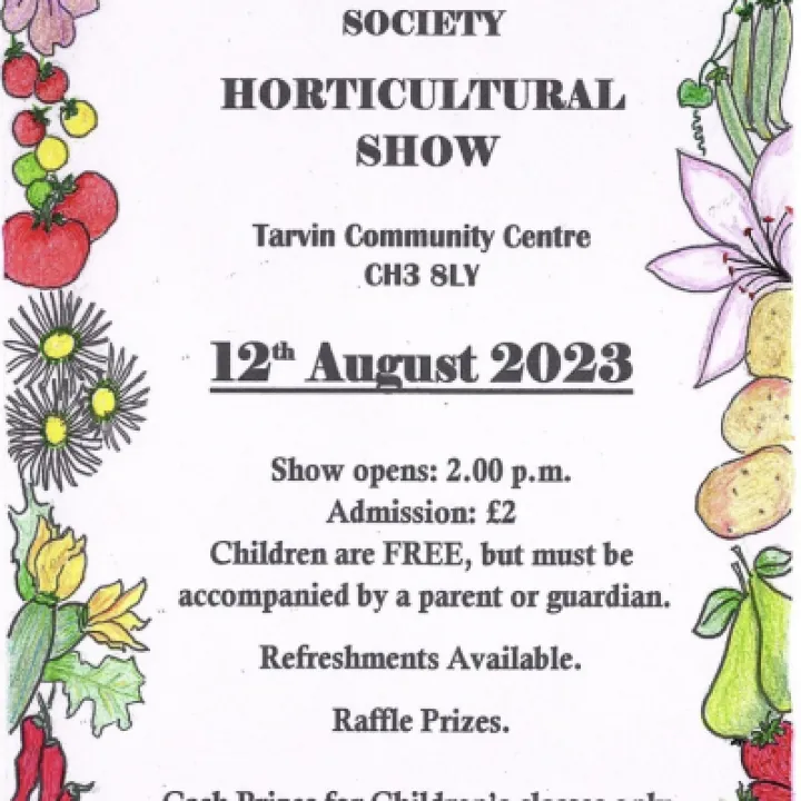 Horticultural Show Schedule Front page