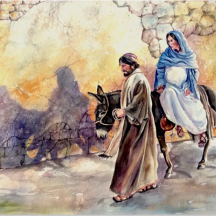 Posada Journey to Bethlehem Painting