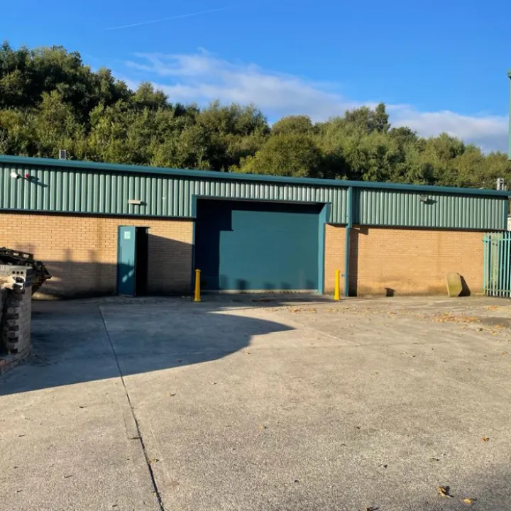 The spray-painted exterior to Fryetts' industrial buildings in Manchester.