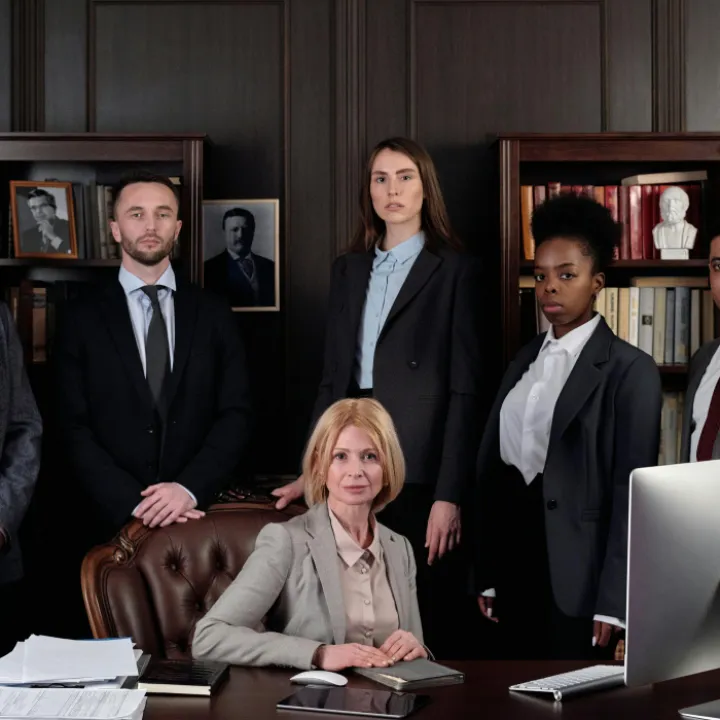 Lawyers Posing for a Photo