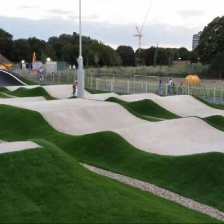 BMX track turfing
