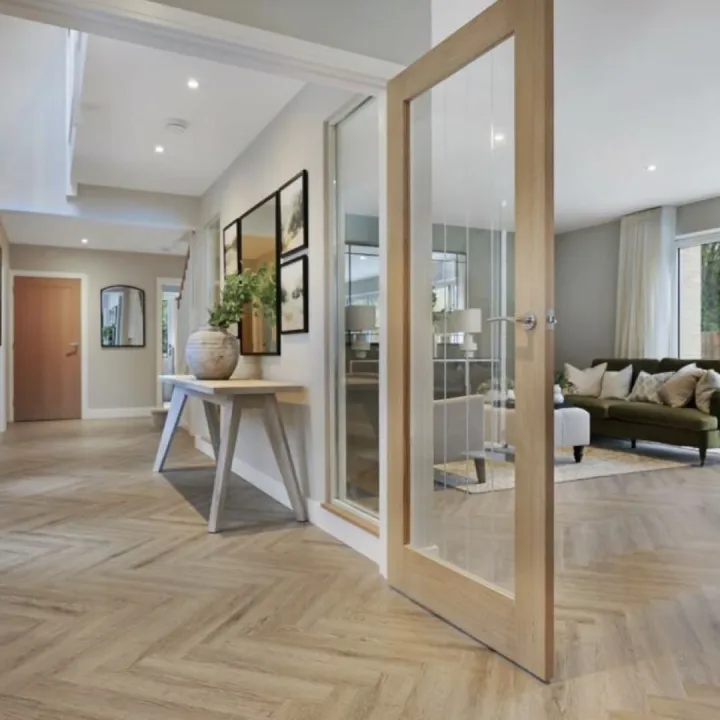 Plot 5  Hall and Open Plan