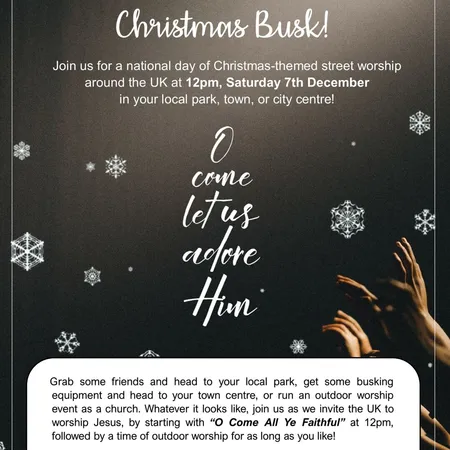 Wots Day &ndash; Xmas Busk Flyer