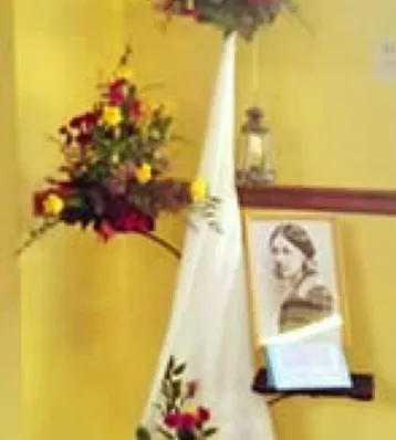 One of the Flower Festival displays