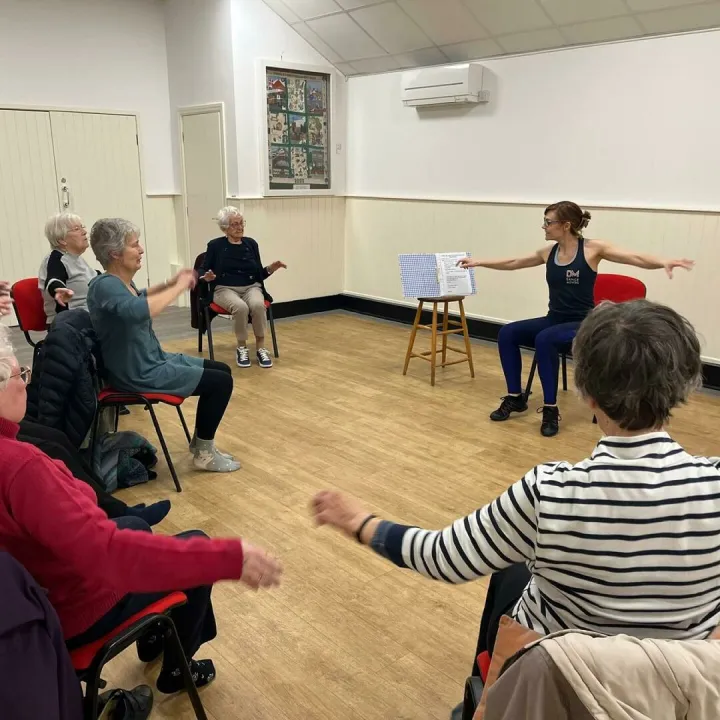 Dance movers seated
