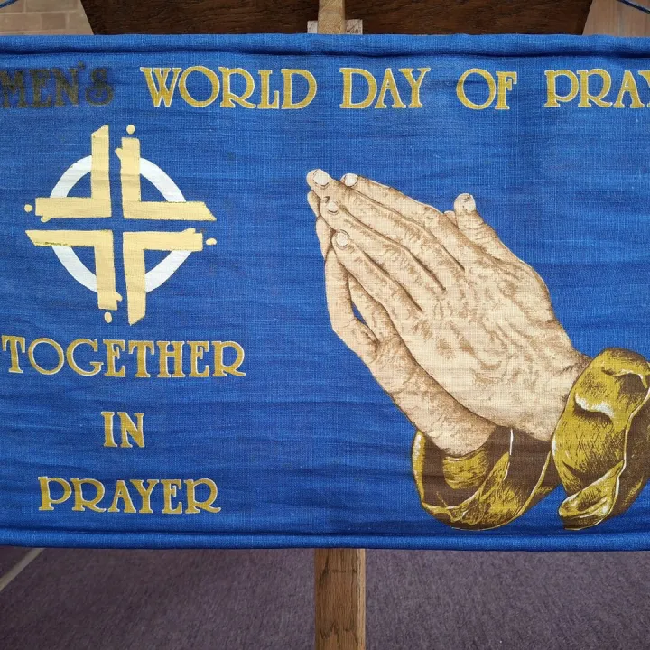 The lectern drop at Staveley Methodist Church