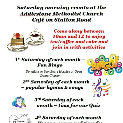 Sat morning cafe events