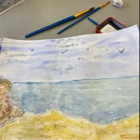 Sea and Sand Painting Holiday At Home July 2025
