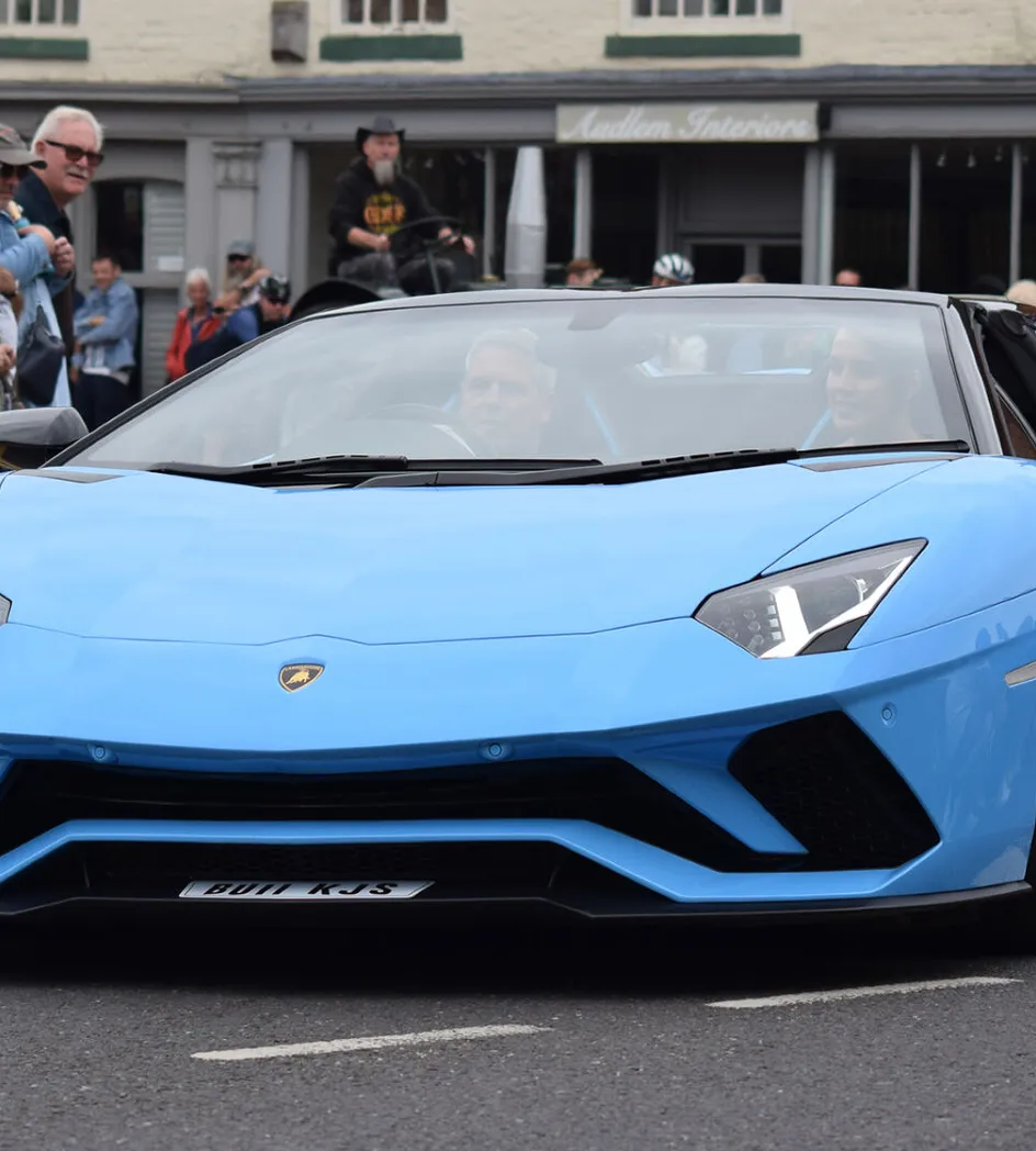 A Brightly Coloured Lamborghin