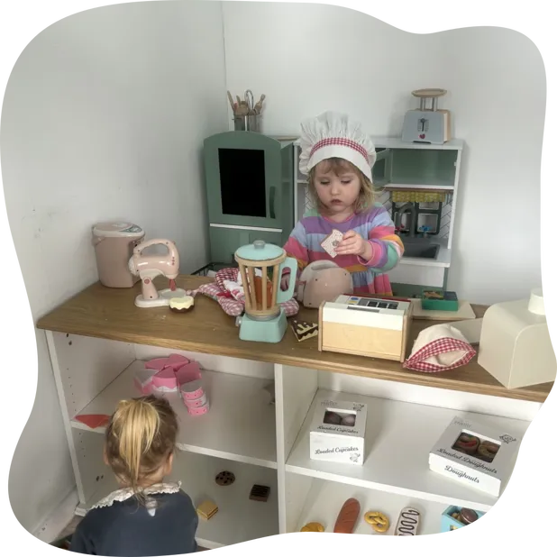 Child Playing in Activity Room