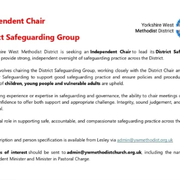 Independent Chair &ndash; District Safeguarding Group
