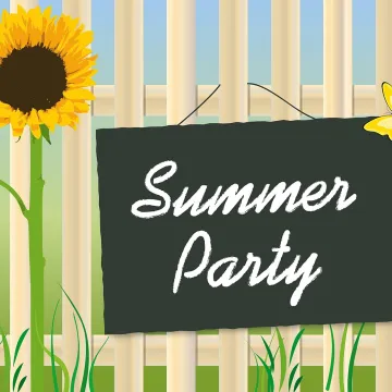 Summer party, sunflower, nature, garden, summer