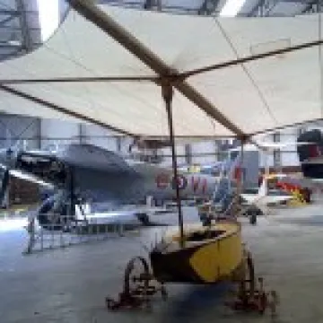 Model of Cayley's aircraft in Yorkshire Museum