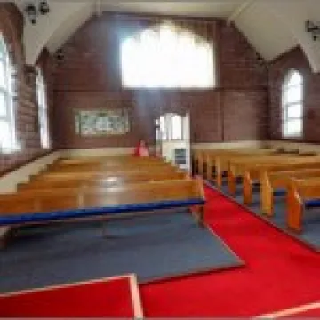 Higham The New Look – into the church from the front-