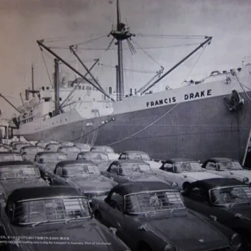 Cars ready for export