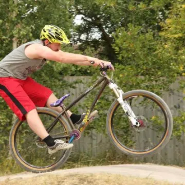 Enjoying the BMX