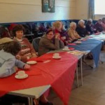 Guests at Line Dancing Demo