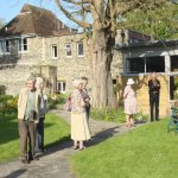 Our Team enjoying Peace with our Hosts