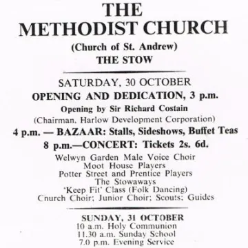 Opening Notice – 20 Oct 1954