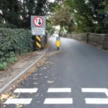 Traffic calming finished