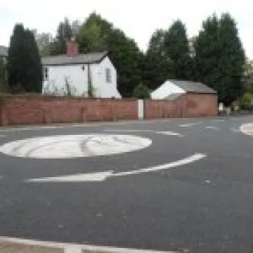 Traffic calming finished