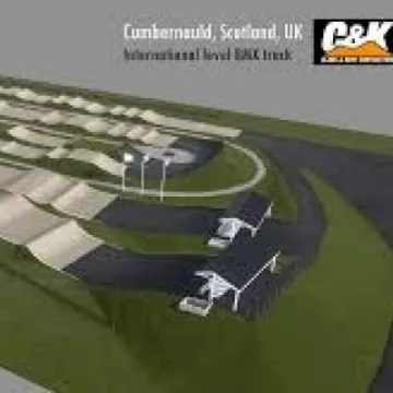 Cumbernauld Combo BMX Track layout