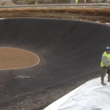 London 2012 Olympic BMX track berm corner