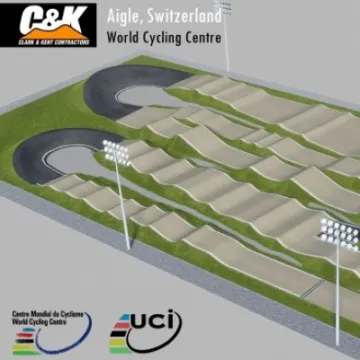 WCC Aigle SX BMX track layout