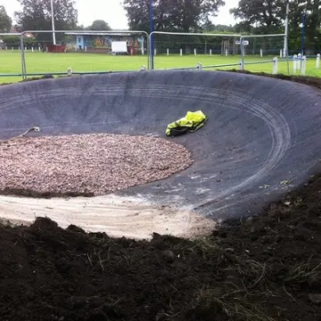 Mile Oak BMX Pump Track berm