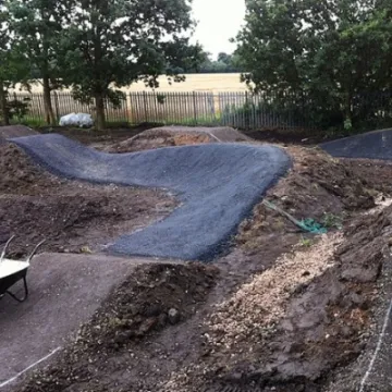 Mile Oak BMX Pump Track groundworks