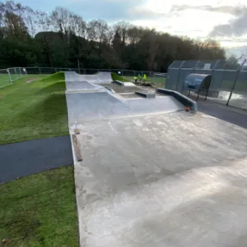 Woodside skatepark ramps