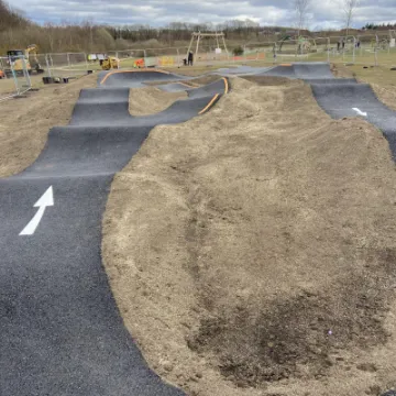 Beggarwood pump track turns
