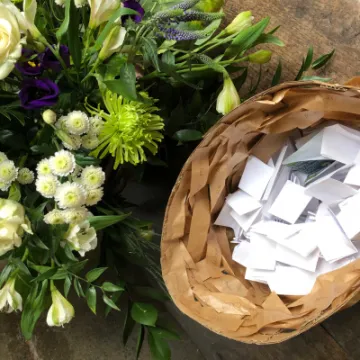 Image: prayer basket