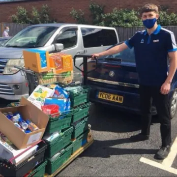 Lighthouse collecting donations for FB