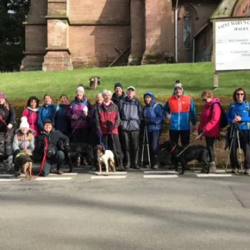 Audlem Ramblers @ Hales Church