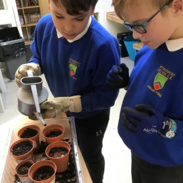 Watering seeds PSHE
