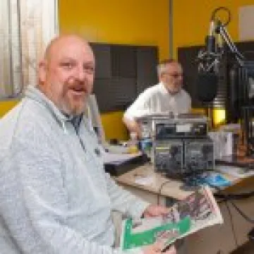 Ian Herbert with John Hanson