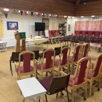 Inside Abbeyfields Community Centre