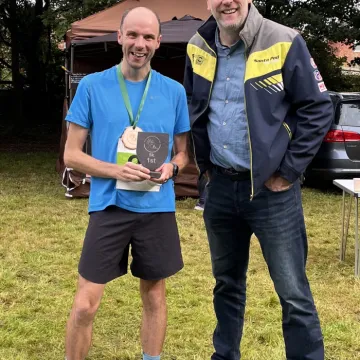 Tarvin Woodland Run Winner Jonathan Girvan and Dave Cooper