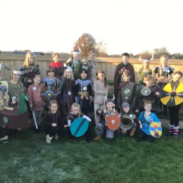 Theme Day class photo