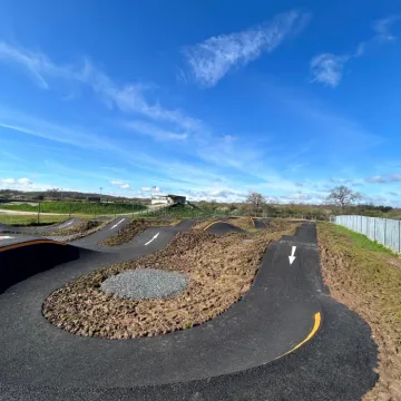 Redditch pump track overview
