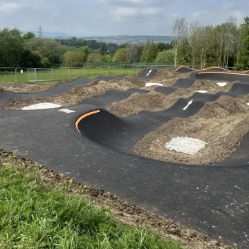 Hapton Pump Track overview