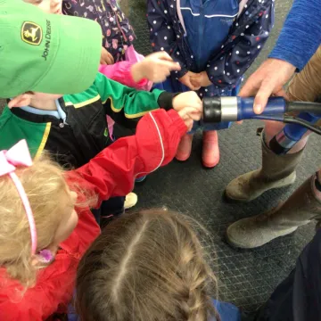 Learning about clusters in the milking palour