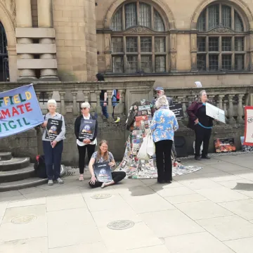 Coat of Hope vigil