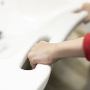 The Pressalit Matrix Adjustable Washbasin Also Ser